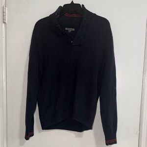Johnston & Murphy Dark Blue Turtleneck Sweater